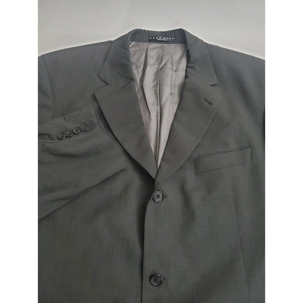 Hugo Boss Men's Long Sleeve Wool Suit Blazer Jacket, 46R